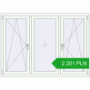 Pricing Tilt-and-Turn 1750x1250 mm REHAU OPTIMUM EURO-DESIGN 70 RAL 9016 Traffic white two-sided. Price: 2 201.13 PLN
