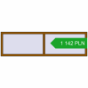 Pricing Tilt-and-Turn 2140x600 mm REHAU OPTIMUM EURO-DESIGN 70 GOLDEN OAK two-sided. Price: 1 142.33 PLN