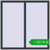 Pricing Tilt-and-Turn 1200x1200 mm REHAU OPTIMUM EURO-DESIGN 70 ANTHRACITE_GREY_STRUKTURAL two-sided. Price: 1 201 PLN