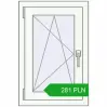 Pricing Tilt-and-Turn 500x750 mm EPSILON OPTIMA RAL 9016 Traffic white two-sided. Price: 280.84 PLN