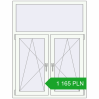 Ustalenie cen Okna skrzydłowe 1100x1450 mm REHAU OPTIMUM EURO-DESIGN 70 RAL 9016 Traffic white dwustronny. Cena: 1 165.31 PLN