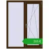 Ustalenie cen Okna skrzydłowe 1050x1400 mm EPSILON OPTIMA DARK_OAK dwustronny. Cena: 204,54 €