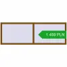 Pricing Tilt-and-Turn 2400x800 mm REHAU OPTIMUM EURO-DESIGN 70 GOLDEN OAK two-sided. Price: 1 459.02 PLN