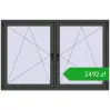 Pricing Tilt-and-Turn 1830x1190 mm REHAU ENERGY-SAVING SYNEGO MD BASALT_GREY two-sided. Price: 2491,92 zł