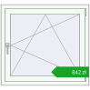 Pricing Tilt-and-Turn 940x860 mm REHAU OPTIMUM EURO-DESIGN 70 ANTHRACITE_GREY_STRUKTURAL external. Price: 841,57 zł