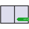 Ustalenie cen Okna skrzydłowe 1800x1150 mm KORSA BRILLANT DESIGN. Cena: 636,97 €