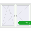Ustalenie cen Okna skrzydłowe 1800x1400 mm REHAU OPTIMUM EURO-DESIGN 70 RAL 9016 Traffic white dwustronny. Cena: 491,26 €