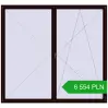 Pricing Tilt-and-Turn 2600x2400 mm REHAU OPTIMUM EURO-DESIGN 70 CHOCOLATE_BROWN two-sided. Price: 6 554 PLN