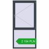 Pricing Tilt-and-Turn 980x2000 mm REHAU OPTIMUM EURO-DESIGN 70 ANTHRACITE_GREY_STRUKTURAL two-sided. Price: 2 153.92 PLN