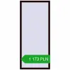 Pricing Tilt-and-Turn 900x2050 mm REHAU OPTIMUM EURO-DESIGN 70 CHOCOLATE_BROWN two-sided. Price: 1 172.57 PLN