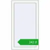Pricing Tilt-and-Turn 550x1000 mm REHAU OPTIMUM EURO-DESIGN 70 RAL 9016 Traffic white two-sided. Price: 241,54 zł