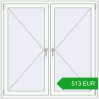 Pricing Tilt-and-Turn 1400x1400 mm REHAU BRILLANT DESIGN RAL 9016 Traffic white two-sided. Price: 513.41 EUR