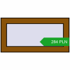 Pricing Tilt-and-Turn 600x300 mm REHAU OPTIMUM EURO-DESIGN 70 GOLDEN OAK two-sided. Price: 283.59 PLN
