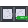 Ustalenie cen Okna skrzydłowe 990x575 mm REHAU OPTIMUM EURO-DESIGN 70 ANTHRACITE_GREY_STRUKTURAL dwustronny. Cena: 255.73 EUR