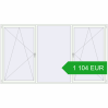Pricing Tilt-and-Turn 3200x1800 mm REHAU ENERGY-SAVING SYNEGO MD RAL 9016 Traffic white two-sided. Price: 1 103.9 EUR