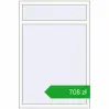 Pricing Tilt-and-Turn 1000x1500 mm REHAU OPTIMUM EURO-DESIGN 70 RAL 9016 Traffic white two-sided. Price: 708,39 zł