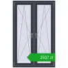 Pricing Tilt-and-Turn 1005x1580 mm REHAU ENERGY-SAVING SYNEGO MD ANTHRACITE_GREY_STRUKTURAL two-sided. Price: 2507,02 zł