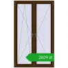 Ustalenie cen Okna skrzydłowe 1200x2000 mm REHAU OPTIMUM EURO-DESIGN 70 DARK_OAK dwustronny. Cena: 2809,24 zł