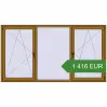 Pricing Tilt-and-Turn 2470x1340 mm KORSA ENERGY-SAVING REHAU SYNEGO MD. Price: 1 415.91 EUR