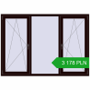 Pricing Tilt-and-Turn 2000x1400 mm REHAU OPTIMUM EURO-DESIGN 70 CHOCOLATE_BROWN two-sided. Price: 3 178.14 PLN