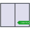 Pricing Tilt-and-Turn 2200x1800 mm REHAU ENERGY-SAVING SYNEGO MD ANTHRACITE_GREY_STRUKTURAL two-sided. Price: 3 664.37 PLN
