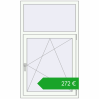 Ustalenie cen Okna skrzydłowe 900x1500 mm REHAU OPTIMUM EURO-DESIGN 70 RAL 9016 Traffic white dwustronny. Cena: 271,50 €