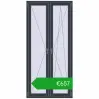 Pricing Okna skrzydłowe 1000x2100 mm REHAU ENERGY-SAVING SYNEGO MD ANTHRACITE_GREY_STRUKTURAL dwustronny. Price: 656,80 €