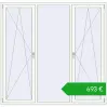 Pricing Tilt-and-Turn 2050x2000 mm REHAU OPTIMUM EURO-DESIGN 70 RAL 9016 Traffic white two-sided. Price: 692,87 €