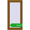 Ustalenie cen Okna skrzydłowe 400x800 mm REHAU OPTIMUM EURO-DESIGN 70 GOLDEN OAK dwustronny. Cena: 264,12 zł