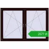 Pricing Tilt-and-Turn 1830x1265 mm REHAU ENERGY-SAVING SYNEGO MD CHOCOLATE_BROWN two-sided. Price: 2576,90 zł
