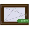 Pricing Tilt-and-Turn 800x600 mm KORSA OPTIMUM REHAU EURO 70. Price: 203.63 EUR