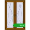 Ustalenie cen Okna skrzydłowe 1080x1550 mm REHAU ENERGY-SAVING SYNEGO MD GOLDEN OAK dwustronny. Cena: 2544,68 zł