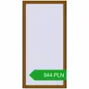 Pricing Tilt-and-Turn 800x1600 mm REHAU OPTIMUM EURO-DESIGN 70 GOLDEN OAK two-sided. Price: 943.62 PLN