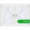 Ustalenie cen Okna skrzydłowe 1140x845 mm REHAU ENERGY-SAVING SYNEGO MD RAL 9016 Traffic white dwustronny. Cena: 1295,72 zł