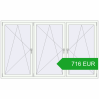 Pricing Tilt-and-Turn 2440x1450 mm REHAU OPTIMUM EURO-DESIGN 70 RAL 9016 Traffic white two-sided. Price: 715.88 EUR