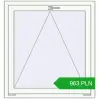 Pricing Tilt-and-Turn 930x990 mm REHAU OPTIMUM EURO-DESIGN 70 RAL 9016 Traffic white two-sided. Price: 963.43 PLN