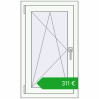 Ustalenie cen Okna skrzydłowe 550x930 mm KORSA BRILLANT DESIGN. Cena: 310,60 €
