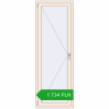 Pricing Tilt-and-Turn 700x2000 mm REHAU OPTIMUM EURO-DESIGN 70 CREAME_WHITE_50L-2 two-sided. Price: 1 733.84 PLN