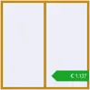 Ustalenie cen Okna skrzydłowe 2400x2400 mm ALU STANDARD 72 RAL 1006 Maize yellow dwustronny. Cena: 1136,82 €