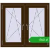 Ustalenie cen Okna skrzydłowe 1005x905 mm REHAU ENERGY-SAVING SYNEGO MD DARK_OAK dwustronny. Cena: 1759,77 zł