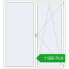 Ustalenie cen Tilt-and-Turn 1800x2000 mm REHAU OPTIMUM EURO-DESIGN 70 RAL 9016 Traffic white two-sided. Cena: 1 966.01 PLN