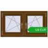 Ustalenie cen Okna skrzydłowe 990x545 mm EPSILON OPTIMA WALNUT dwustronny. Cena: 127.9 EUR