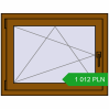 Pricing Tilt-and-Turn 860x660 mm REHAU OPTIMUM EURO-DESIGN 70 GOLDEN OAK two-sided. Price: 1 011.91 PLN