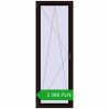 Pricing Tilt-and-Turn 800x2300 mm REHAU OPTIMUM EURO-DESIGN 70 BLACK_BROWN two-sided. Price: 2 086.4 PLN