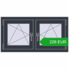 Ustalenie cen Okna skrzydłowe 990x515 mm REHAU OPTIMUM EURO-DESIGN 70 ANTHRACITE_GREY_STRUKTURAL dwustronny. Cena: 226.06 EUR