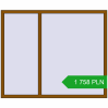 Pricing Tilt-and-Turn 1735x1435 mm REHAU OPTIMUM EURO-DESIGN 70 GOLDEN OAK two-sided. Price: 1 757.8 PLN