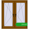Ustalenie cen Okna skrzydłowe 1080x1190 mm REHAU ENERGY-SAVING SYNEGO MD GOLDEN OAK dwustronny. Cena: 2112,98 zł