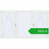 Pricing Tilt-and-Turn 2600x1500 mm ALU STANDARD 72 RAL 9016 Traffic white two-sided. Price: 7804,61 zł
