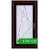Pricing Tilt-and-Turn 540x1000 mm REHAU OPTIMUM EURO-DESIGN 70 CHOCOLATE_BROWN two-sided. Price: 1 054.07 PLN