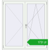 Ustalenie cen Okna skrzydłowe 1400x1500 mm REHAU OPTIMUM EURO-DESIGN 70 RAL 9016 Traffic white dwustronny. Cena: 1731,17 zł